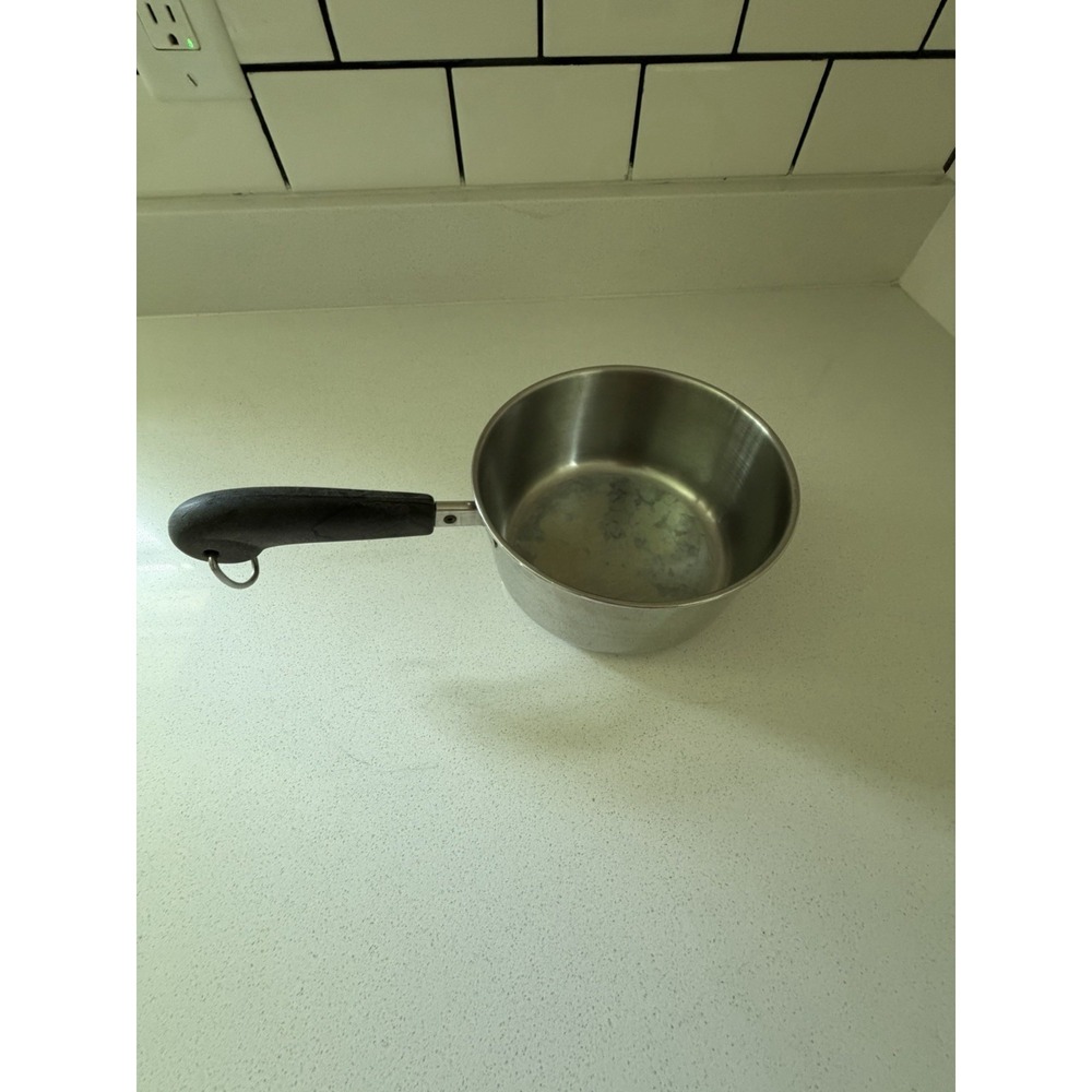 Revere Ware 1801 1.5 Qt  Stainless Sauce Pan No Lid # 86 - D Korea